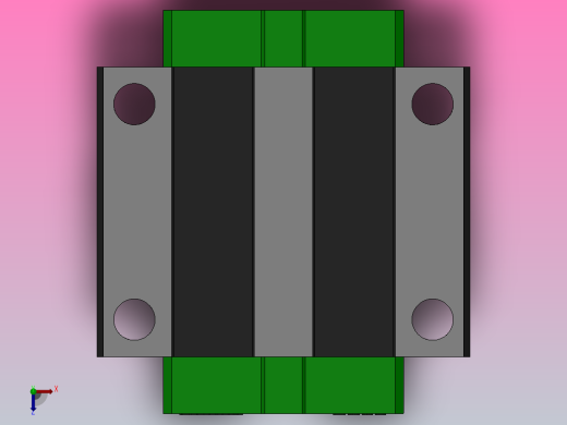 滑块HGW30CA（HIWIN）俯视缩略图