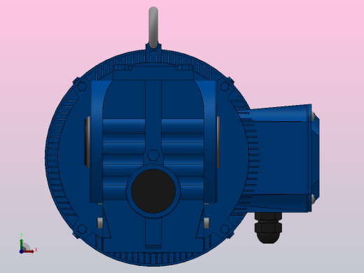 SA67空心轴安装斜齿-蜗轮蜗杆减速机SA67-YV5.5-4P-13.27-M1-0°-A前视缩略图
