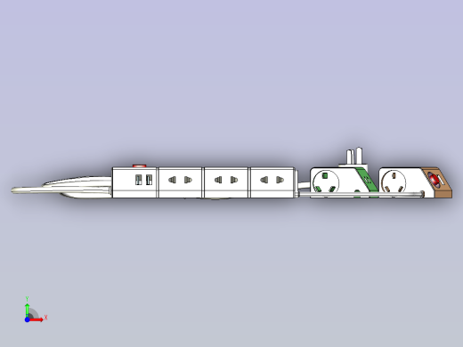 拆卸式排插前视缩略图