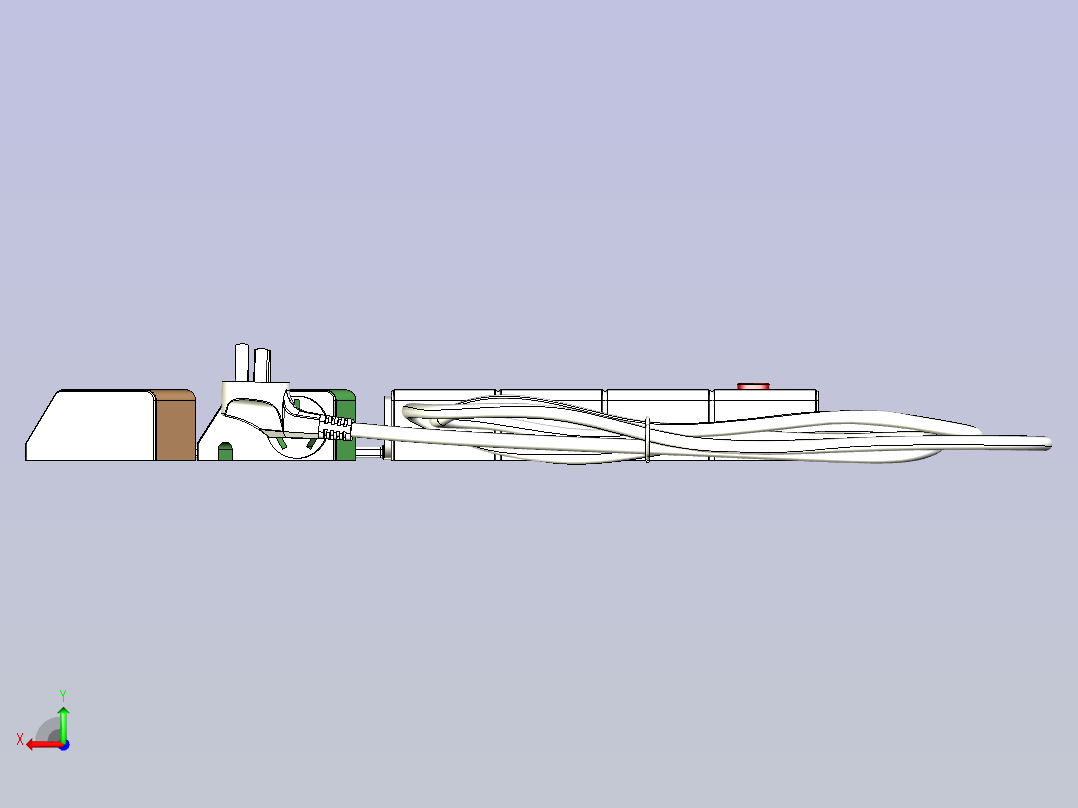 拆卸式排插后视图