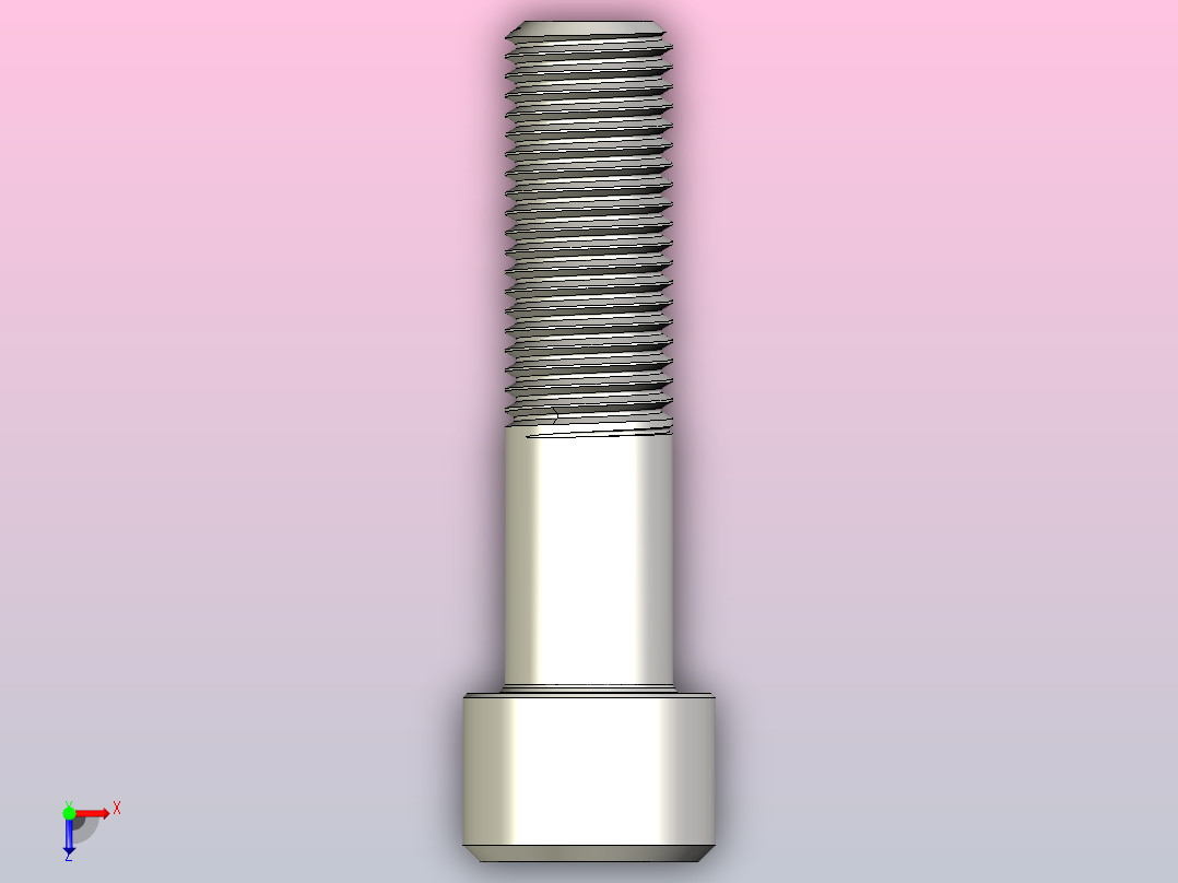 DIN_EN_ISO_4762_M30x120.ipt内六角螺钉俯视图