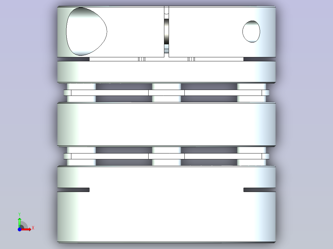 JSCC精研伺服联轴器 68mr前视图