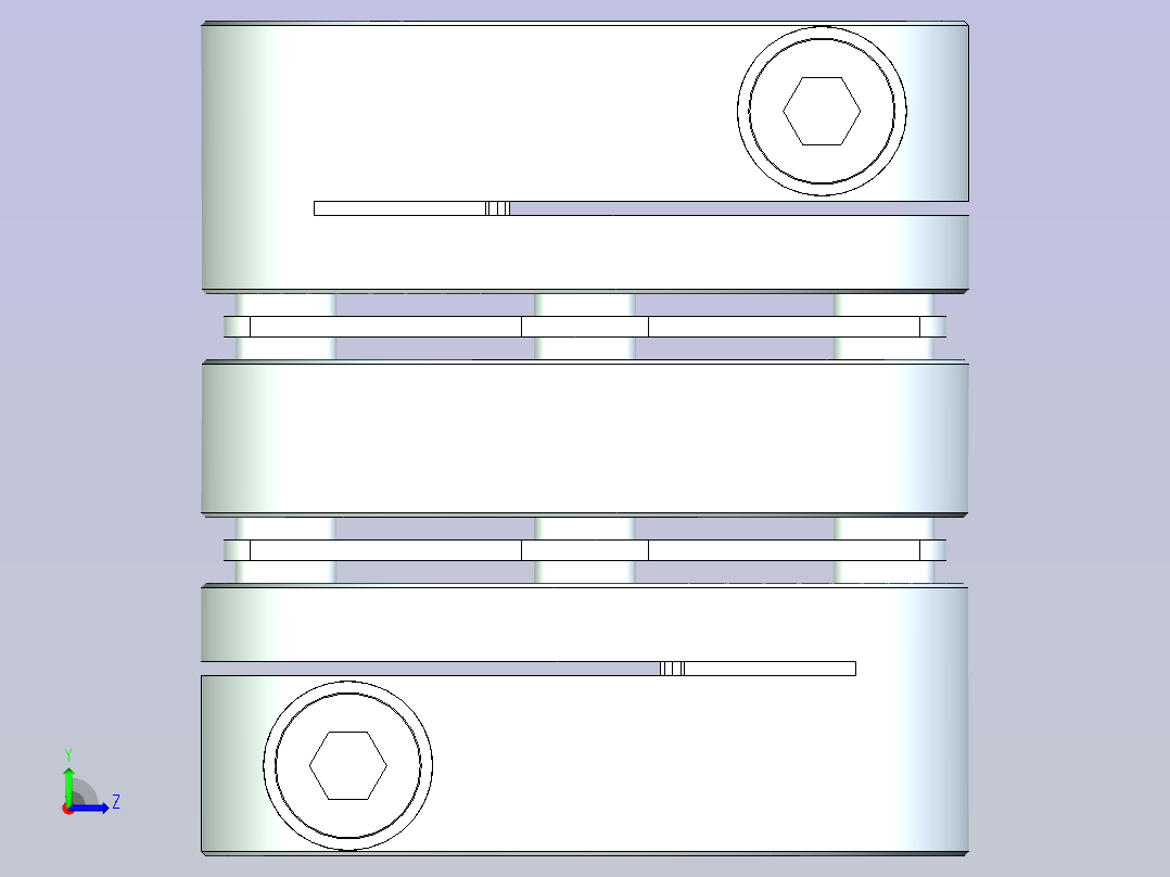 JSCC精研伺服联轴器 68mr左视图