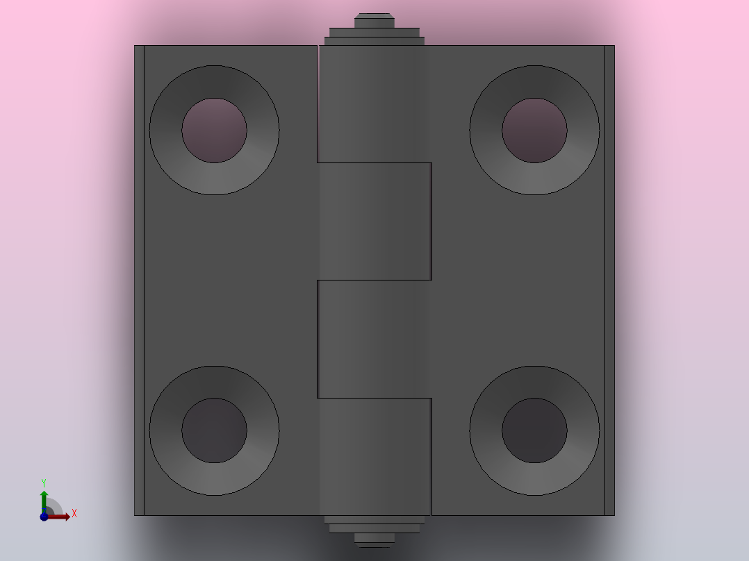 3030铝合金型材专用铰链HHPBSN6前视图