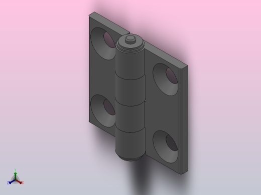 3030铝合金型材专用铰链HHPBSN6正等轴测缩略图