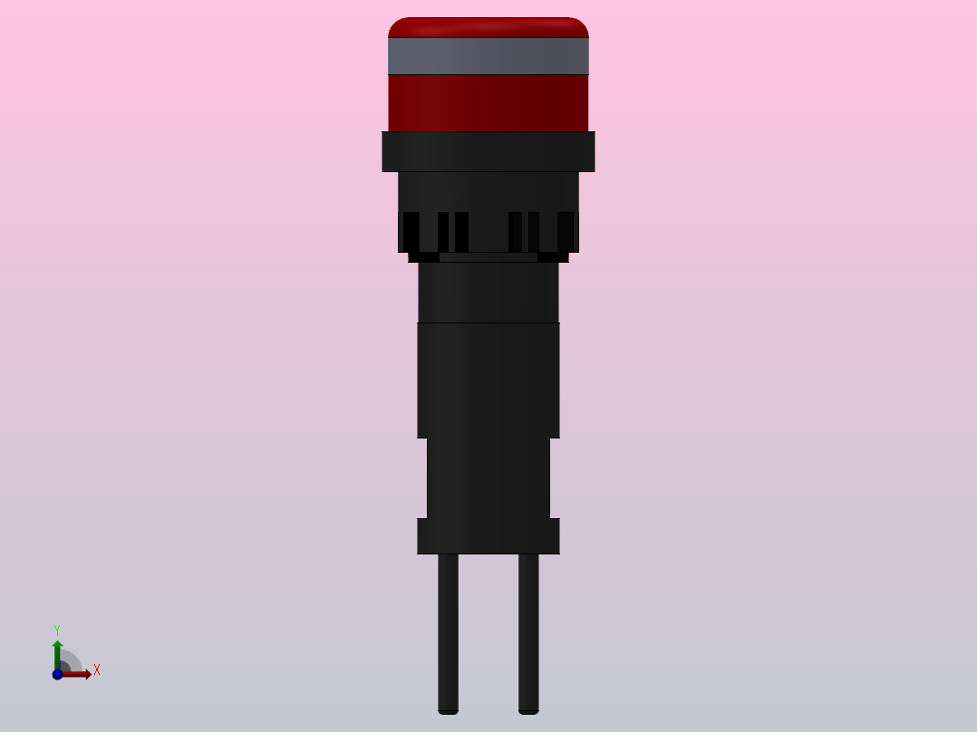 AD17系列[8]按钮指示灯前视图