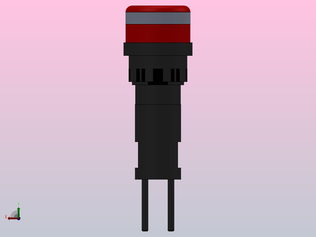 AD17系列[8]按钮指示灯后视图