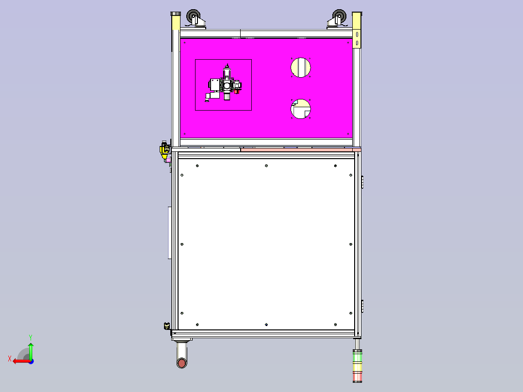 汽车管道焊接3D模型后视图