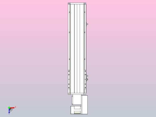 MTB14M标准皮带滑台[MTB14M-400-R-P20-C3]俯视缩略图