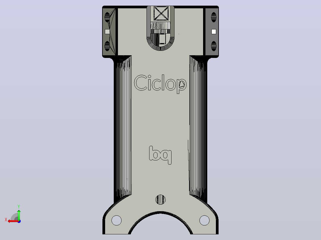 3D扫描仪后视图