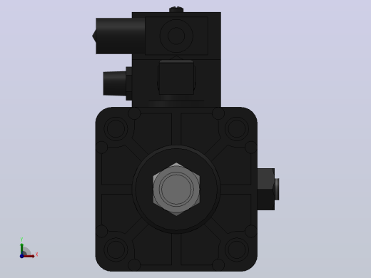 10A-5(V)系列带阀气缸(带阀型通电时推式)[10A-5(V) (Ⅱ) SD 63 B 300 A 5]前视缩略图