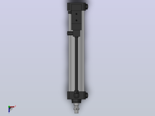 10A-5(V)系列带阀气缸(带阀型通电时推式)[10A-5(V) (Ⅱ) SD 63 B 300 A 5]俯视缩略图