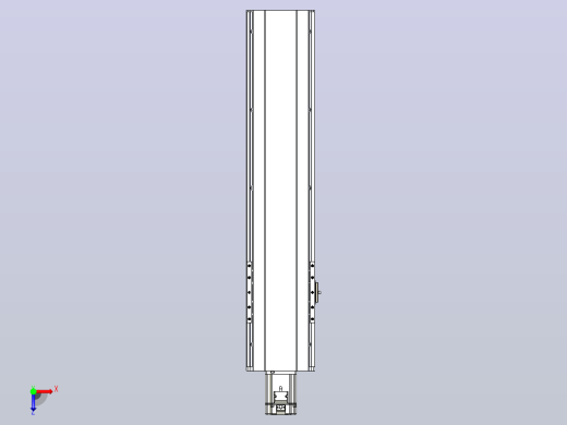 日规模组半封闭丝杆TPA-HNR-175D-2510C-L600-M-C-P75-N3俯视缩略图