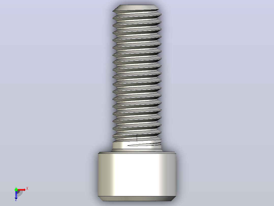 DIN_EN_ISO_4762_M10x30.ipt内六角螺钉俯视图