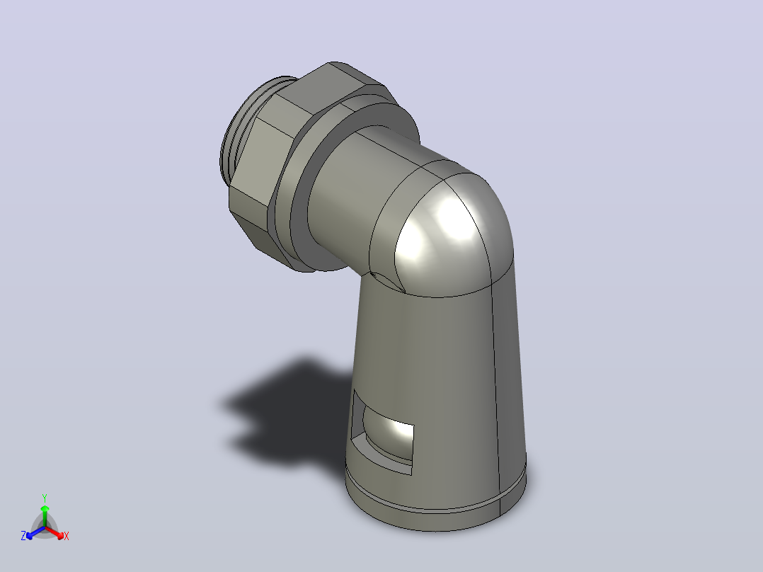 波纹管接头ZIG21-F10-M12主视图