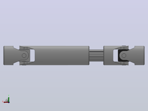 万向联轴器WSP1-PB-Φ16-Φ16-210／250WSP型可伸缩小型十字轴万向联轴器后视缩略图