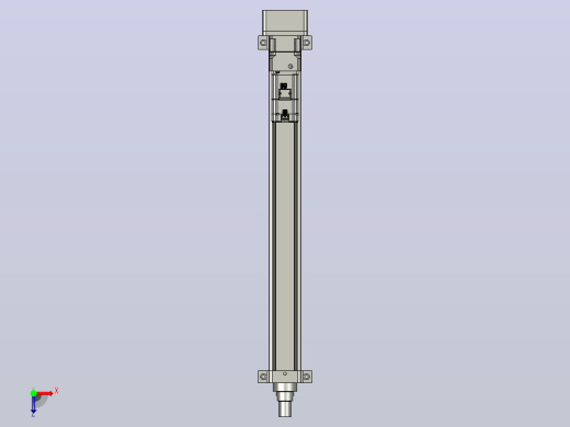 轻载电动缸TPA-ESR80-2510C-L800-MR-LB-W-P75-JX-C3俯视缩略图