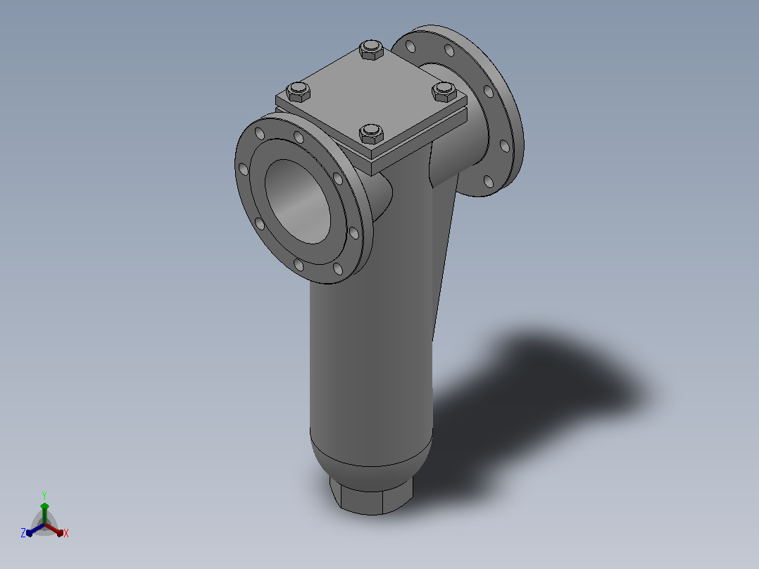 U型过滤器[U型过滤器]通径125主视图