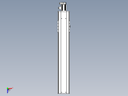 日规模组半封闭丝杆TPA-HNR-220D-3210C-L1050-M-C-P1K-N3俯视缩略图