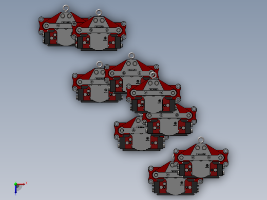 9种AGS-55-系列液压盘式制动器俯视缩略图