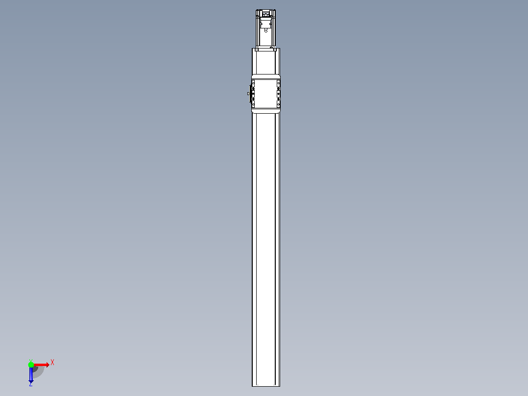 滚珠丝杠直线轴带导轨全封闭TPA-HCR-85D-1610C-L800-M-C-P20-N3俯视图