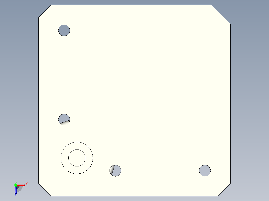 脚轮CGP56-D75-UJ俯视图