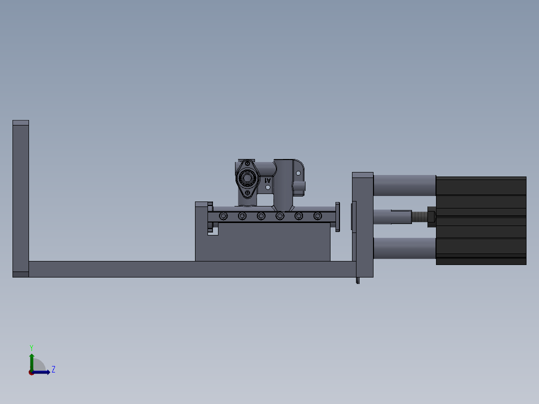 J喷气管总成封15压盖工装X左视图
