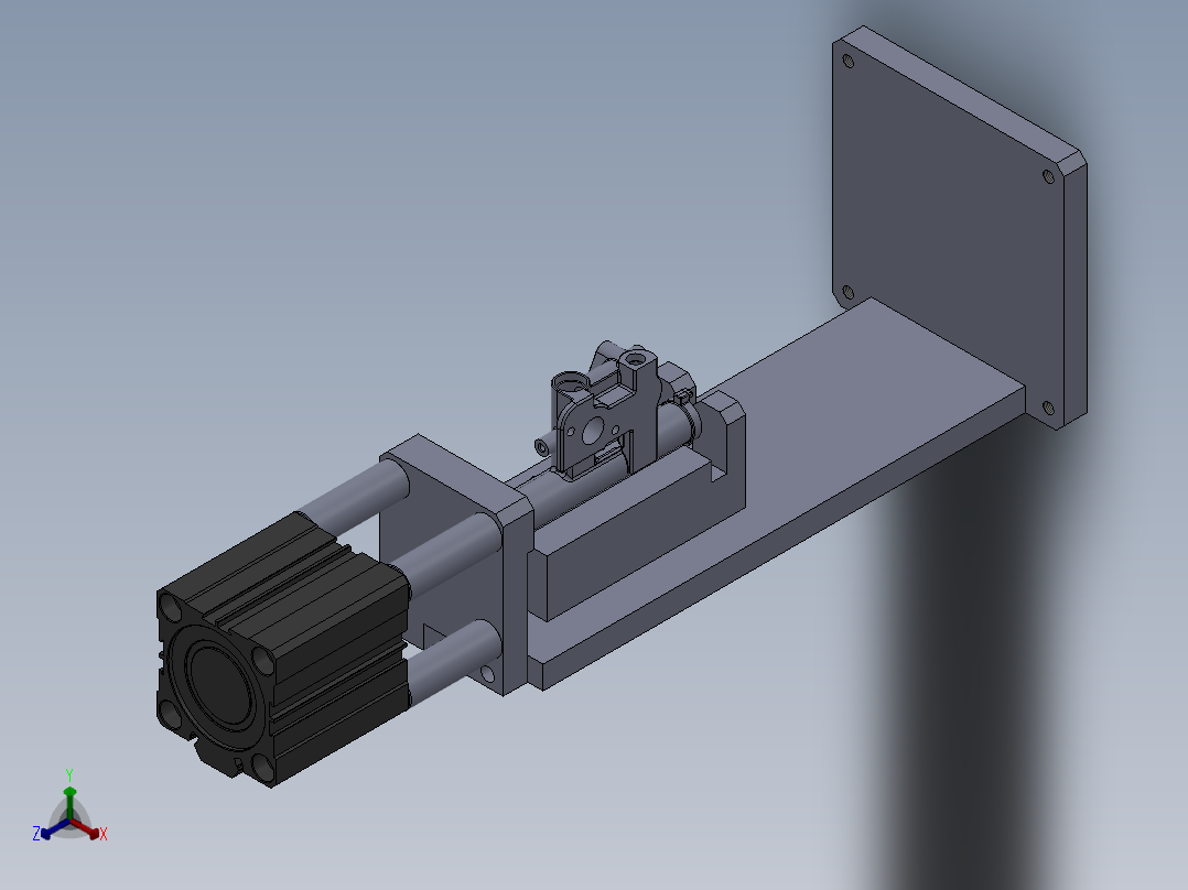 J喷气管总成封15压盖工装X正等轴测图