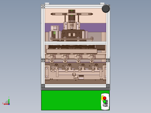 四头自动绕线机3D图纸 E305后视缩略图