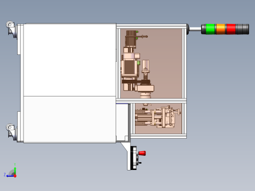 四头自动绕线机3D图纸 E305右视缩略图