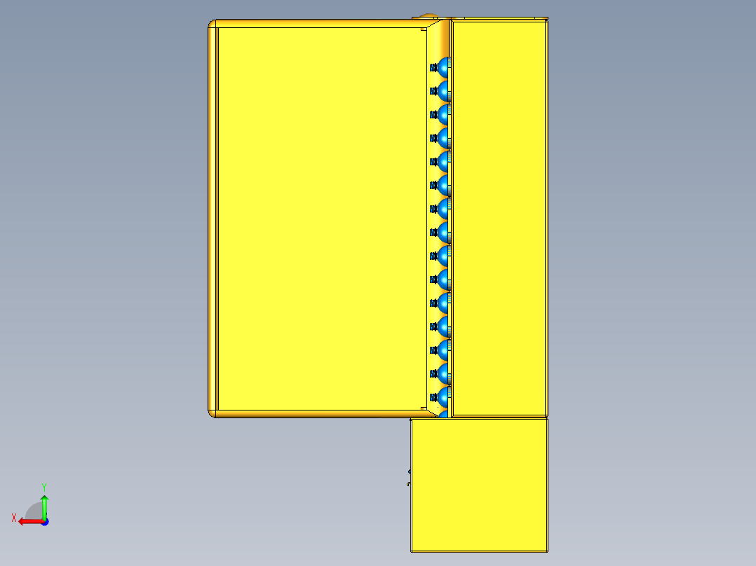自动贩卖机（自动售货机）3D模型后视图