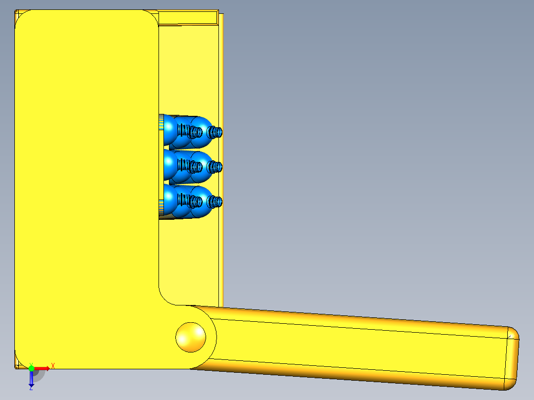 自动贩卖机（自动售货机）3D模型俯视图