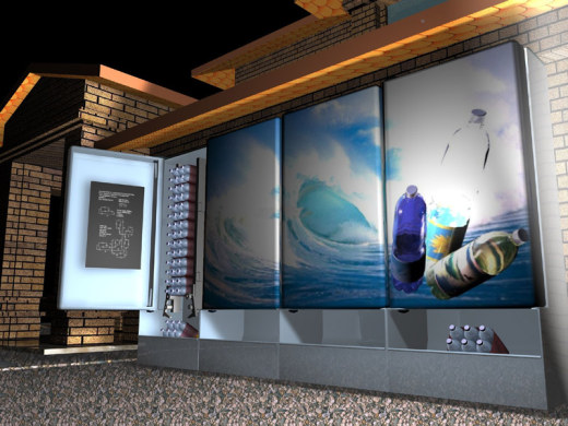 自动贩卖机（自动售货机）3D模型缩略图
