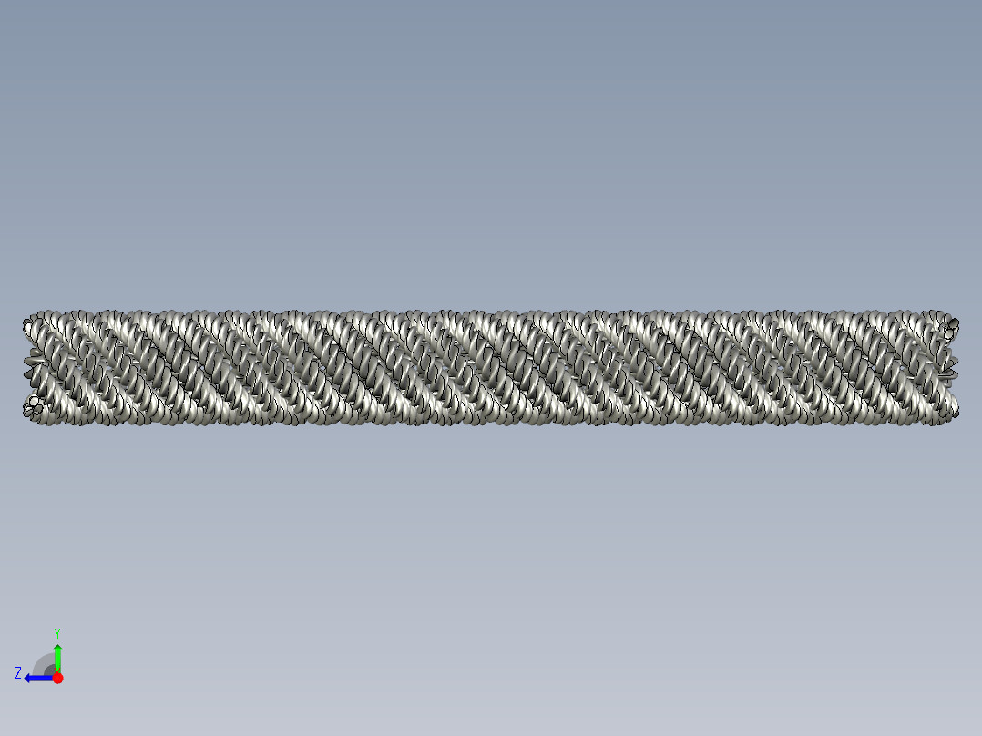 彩色绳子右视图