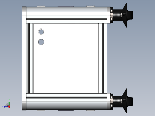 G954 铝合金电气柜右视缩略图