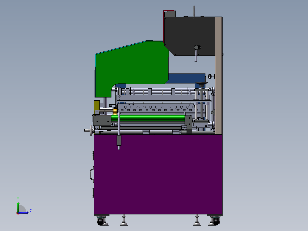 包装封切机左视图