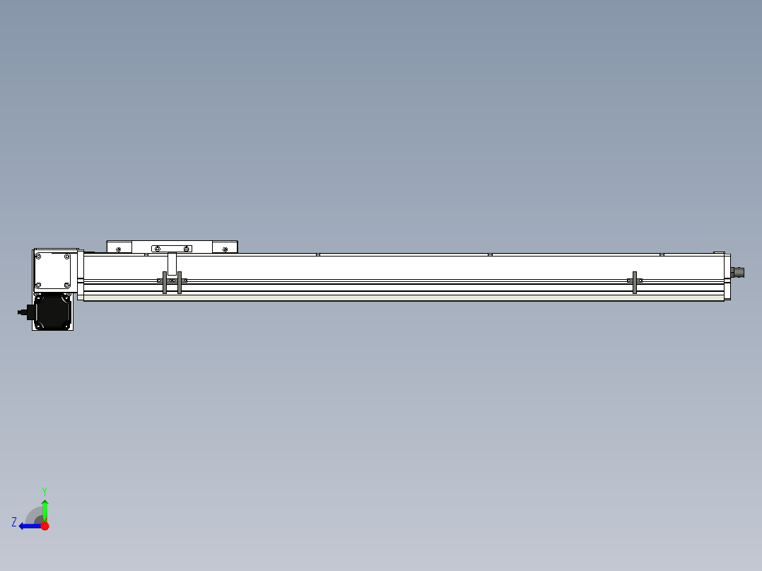 Toyo东佑达直线模组-ECB17-800-LD右视图