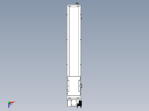 Toyo东佑达直线模组-ECB17-800-LD俯视缩略图