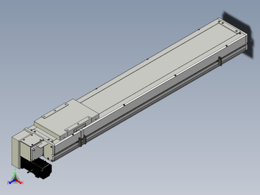 Toyo东佑达直线模组-ECB17-800-LD正等轴测缩略图