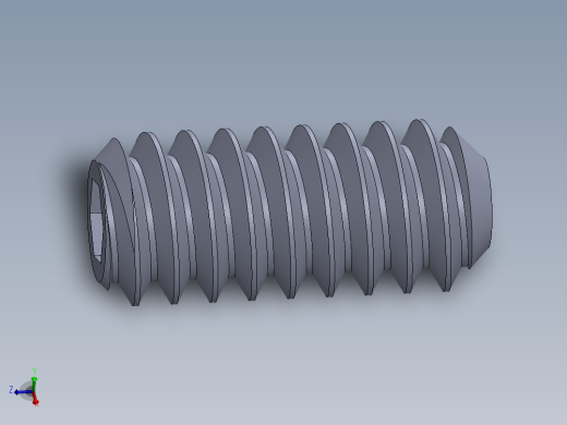 UNC 平头紧定螺钉-UNC SET SCREW 6-32 x0.3125.SLDPRT