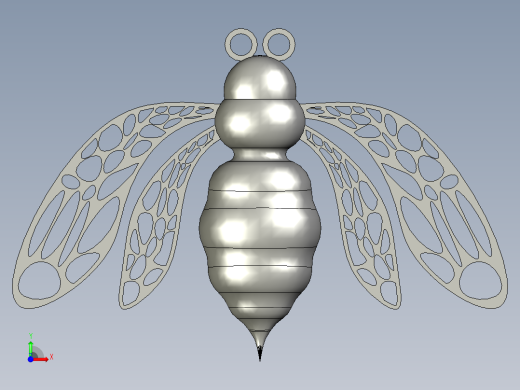 蜜蜂模型图前视缩略图