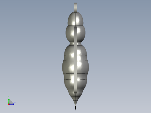 蜜蜂模型图左视缩略图