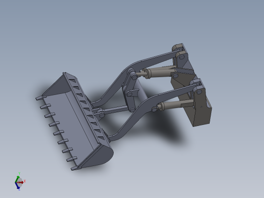 ZL50装载机工作装置设计（含三维
