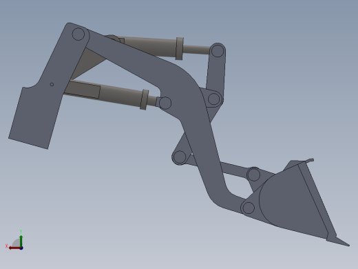 ZL50装载机工作装置设计（含三维后视缩略图