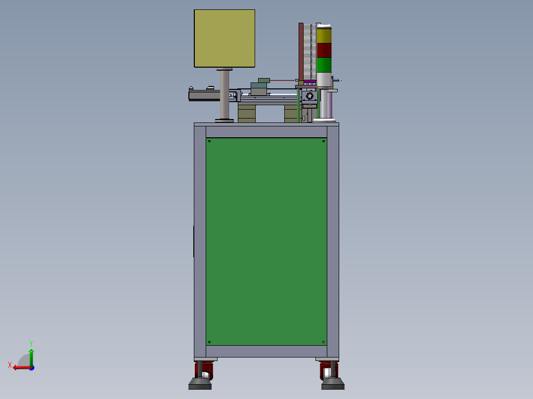20自动钢针植入机后视图