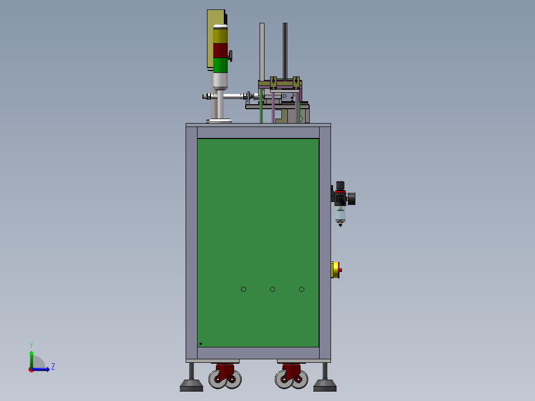 20自动钢针植入机左视图