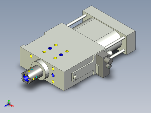 德克斯TUNKERS气缸数模SZK_63_T12_TUENKERS