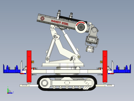 Robot BRUTUS履带机器左视缩略图