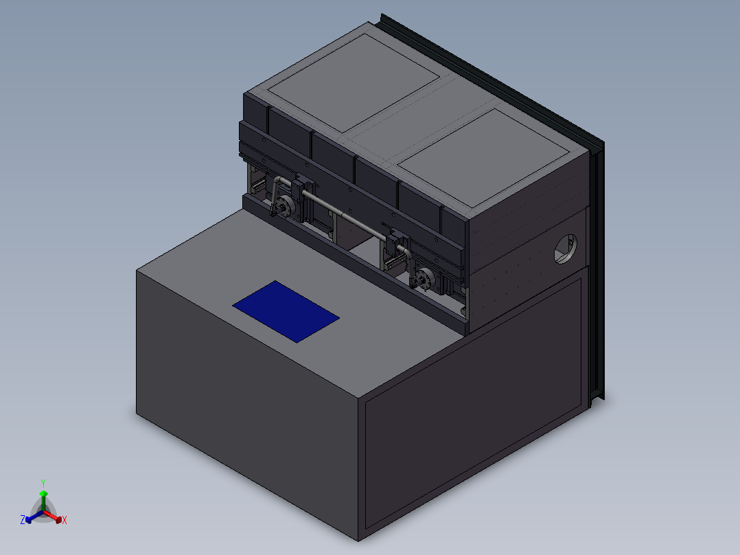 汽车稳定杆疲劳试验机正等轴测图