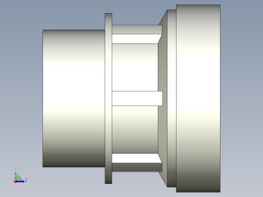 13FBRV 结合布什与BSP的阳螺纹端左视缩略图